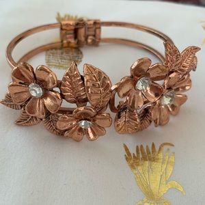 copper hinge bangle